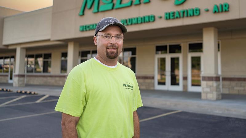 Kirk York, McElroy’s commercial-construction plumber/pipefitter, celebrates 20 years with McElroy’s on May 12, 2024.